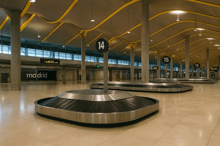 En el Aeropuerto de Barajas, dos mujeres fueron detenidas con más de 1,000,000 de euros en efectivo en su equipaje